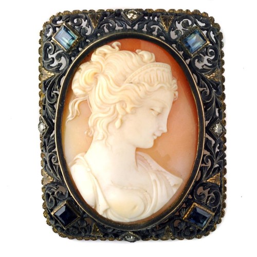 Antico cammeo pietra dura