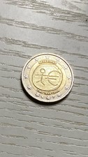 moneta da 2 euro rara Omino Stilizzato EMU Nederland 1999-2009