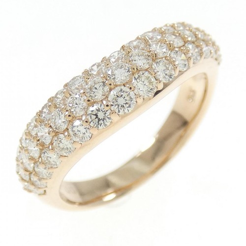 Autentico anello con diamanti