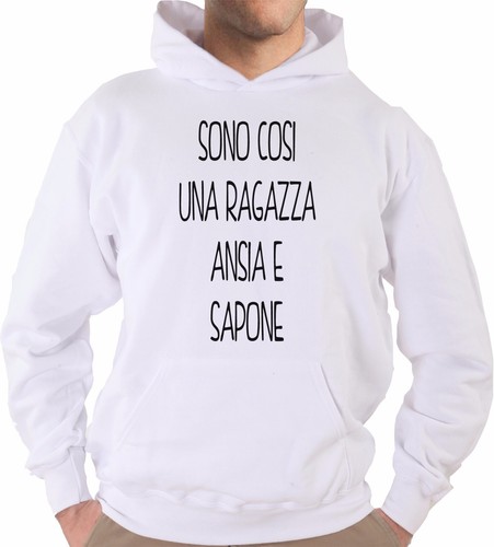 Felpa con cappuccio kj2017 - con,