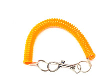 Portachiavi Vespa Piaggio Px Et3 A Molla Spirale Colore arancio Fluorescente -