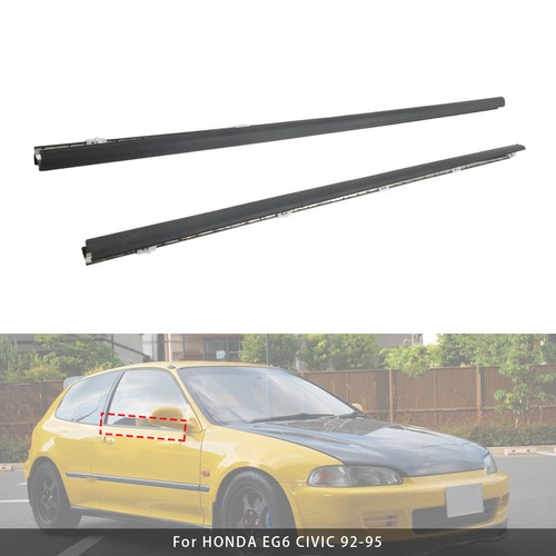 2pcs side door window belt - l&r,