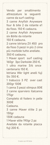 Vendo per smaltimento