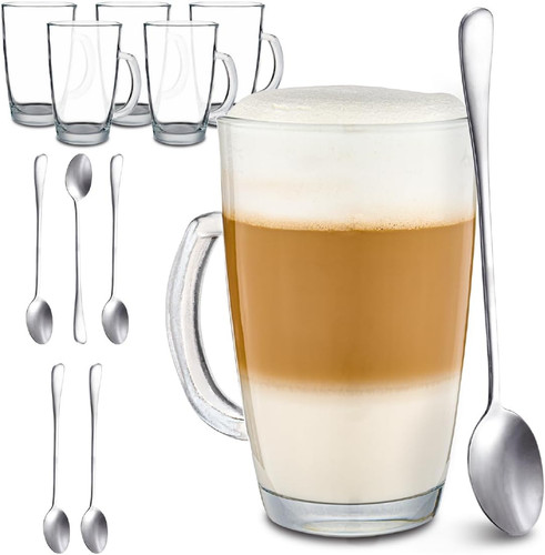 Tazze latte macchiato con - tazze,