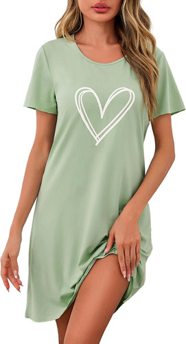 Camicia notte donna cotone - camicia,