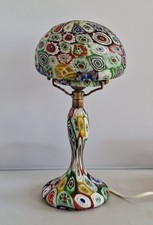 Antica lampada da tavolo vetro