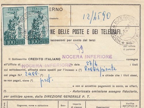Italia 1957 rocca piemonte - 1957:,
