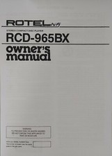 Rotel RCD-965BX - Lettore CD
