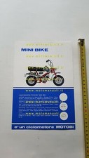 Motobi 50 Mini Bike 1968 depliant originale ciclomotore italiano brochure moped 