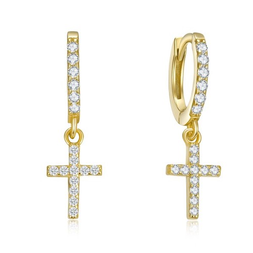 Orecchini donna croce - , creoli