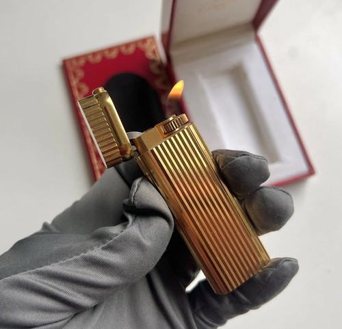 Accendino cartier paris godron - accendino,