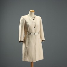 Cappotto Elisabetta Franchi Lana Viscosa Taglia 42 Second Hand Originale