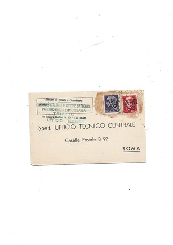 Storia postale 1947 - postale, venezia