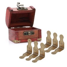 8 pezzi Articoli antichi Protezioni angolari Guardie di bordo con viti (bronzo)
