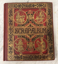 Antico album vittoriano pagine