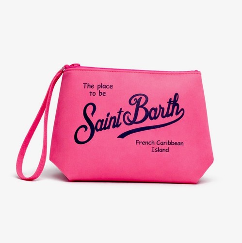 Pochette rosa fluo saint barth - pochette,