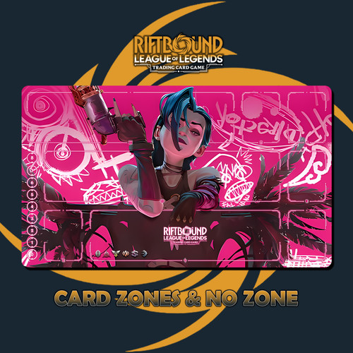 Playmat jinx arcana riftbound - jinx,