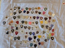 Mega Lotto Plettri Chitarra Rari Esauriti Paricolari Rari Materiali Misti