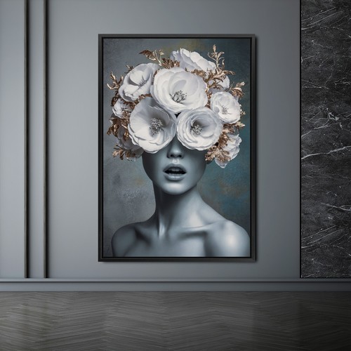 Moda donna con - , fiore