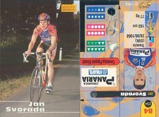 JAN SVORADA -ceramica panaria-vinavil-N.84-R@R@ CARD CICLISMO MERLIN 96-NEW