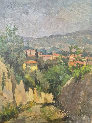 Dipinto olio tavola - dipinto,