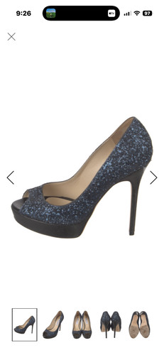 Jimmy choo blu - jimmy, glitter