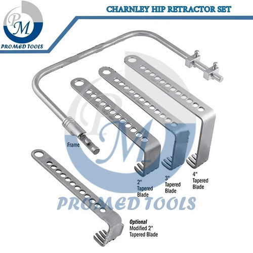 Charnley hip retractor set - charnley,