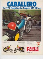 advertising Pubblicità-FANTIC MOTOR CABALLERO 50 /125 RC 76-MOTOITALIANE ENDURO