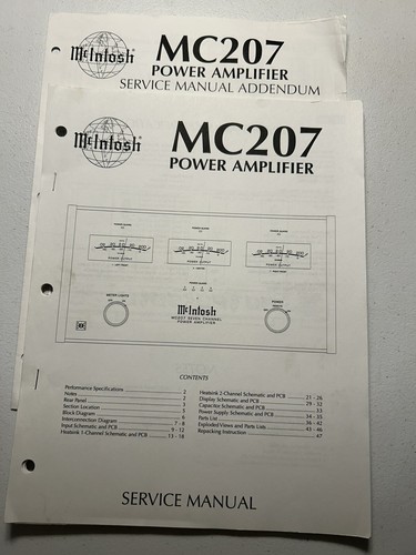 Mcintosh mc207 channel - mcintosh, power