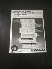 1976 SCOTT HI FI AMPLIFICATORE SINTOAMPLIFICATORE SINTONIZZATORE VINTAGE RETRO