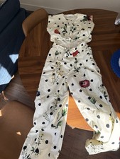 Tuta OSCAR DE LA RENTA a pois gamba larga