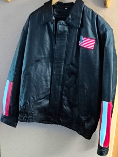 Giacca bomber vintage pelle