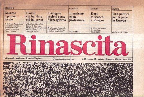 Rinascita 18 maggio - n,