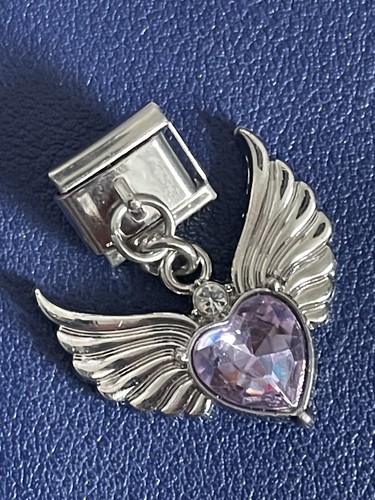 Charm cuore ali angelo - charm,