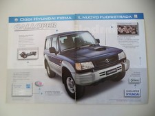 advertising Pubblicità 1998 HYUNDAI GALLOPER