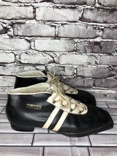 Rieker Black White Leather Fur