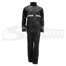 GIACCA ANTIPIOGGIA + PANTALONI DA MOTO IMPERMEABILE 100% POLIESTERE taglia M