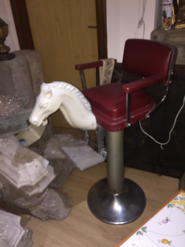 Sedia barbiere cavalluccio - sedia,