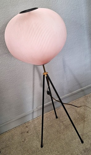 Lampada treppiede plissettata - lampada,