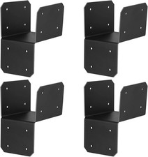 4 Pezzi 4X4, 4X6 Connettore di Ancoraggio a Travetto, Staffe per Pergola, Staffa di Legatura Post Cap fo