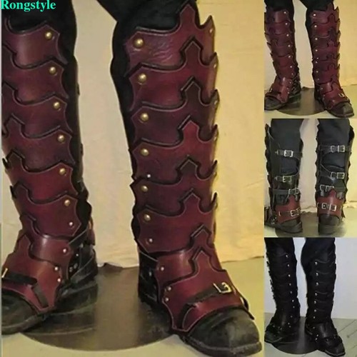 Larp armatura gambe pelle - larp,