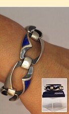 Ottaviani Raro Bracciale Vintage  in Argento 925 e Smalto NUOVO 