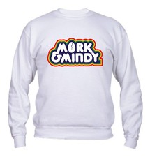 Felpa Uomo & Bambino Girocollo - mork&mindy nano- Divertente Humor Made in Italy