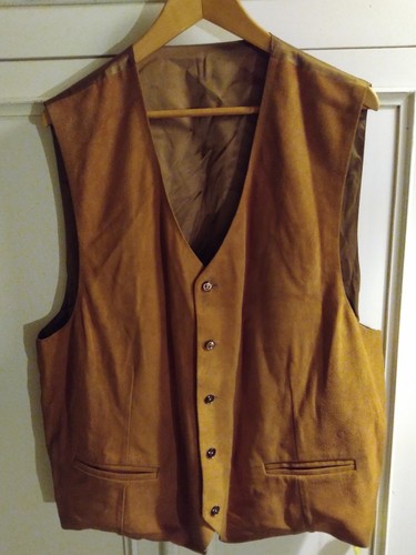 Gilet vera pelle - in,