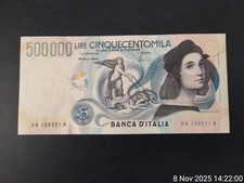 500.000 LIRE  RAFFAELLO