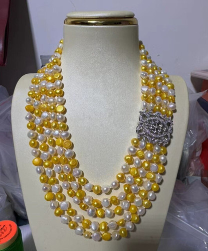 Collana perle bianche - collana,
