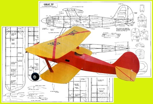 Ami model airplane - model, plans