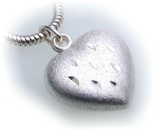 Ciondolo Cuore Vero Argento