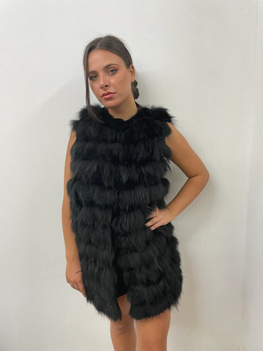 Gilet vera pelliccia - gilet, in