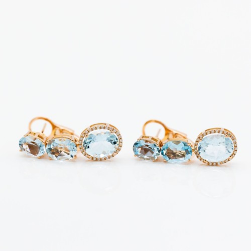 Orecchini pendenti 750 18k oro - orecchini,
